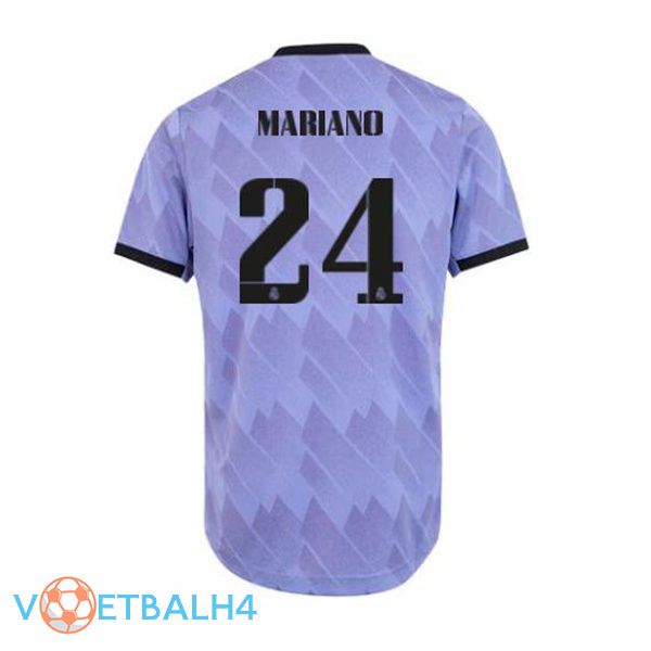 Real Madrid (Mariano 24) voetbal jerseys uit paars 2022-2023