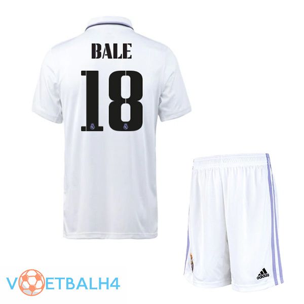 Real Madrid (Bale 18) jersey thuis kinderen wit 2022/2023