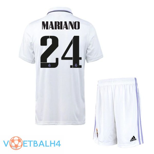 Real Madrid (Mariano 24) jersey thuis kinderen wit 2022/2023