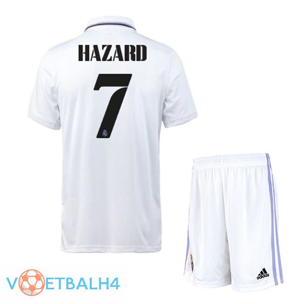 Real Madrid (Hazard 7) jersey thuis kinderen wit 2022/2023