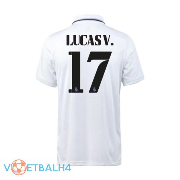 Real Madrid (Lucas V. 17) jersey thuis wit 2022/2023