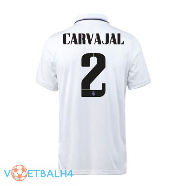 Real Madrid (Carvajal 2) jersey thuis wit 2022/2023