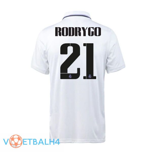 Real Madrid (Rodrygo 21) jersey thuis wit 2022/2023