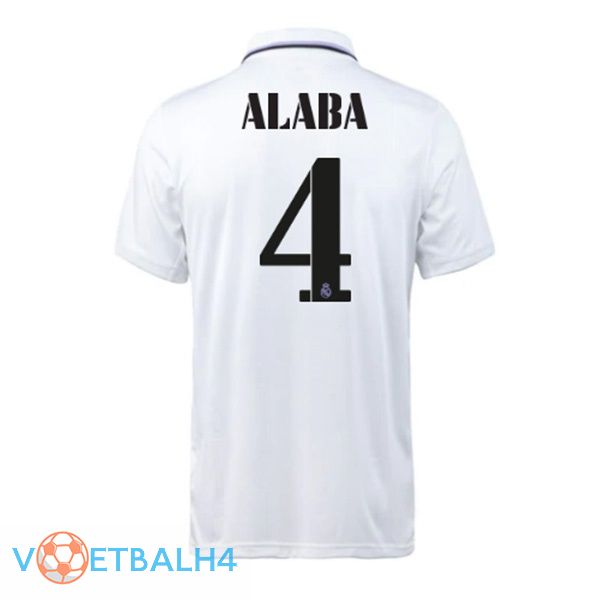 Real Madrid (Alaba 4) jersey thuis wit 2022/2023