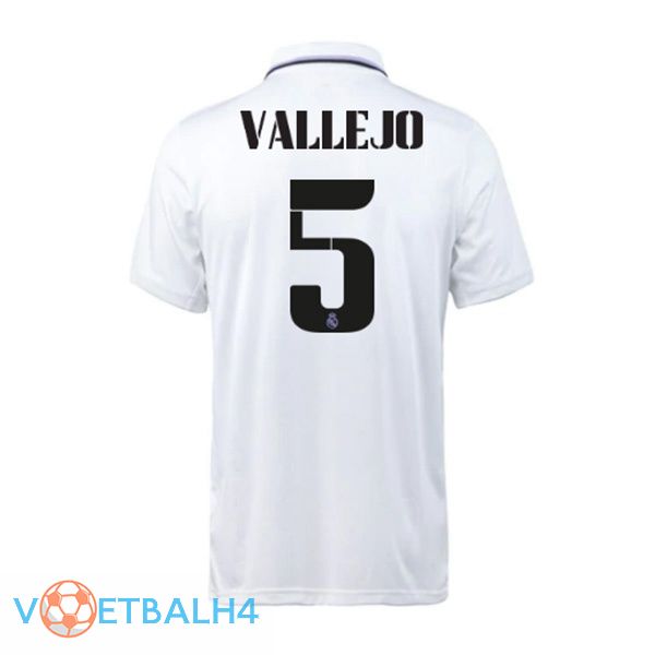 Real Madrid (Vallejo 5) jersey thuis wit 2022/2023