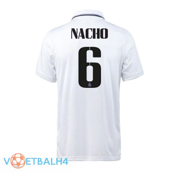 Real Madrid (Nacho 6) jersey thuis wit 2022/2023