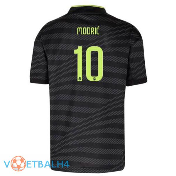 Real Madrid (Modrić 10) voetbal jerseys derde zwart 2022-2023