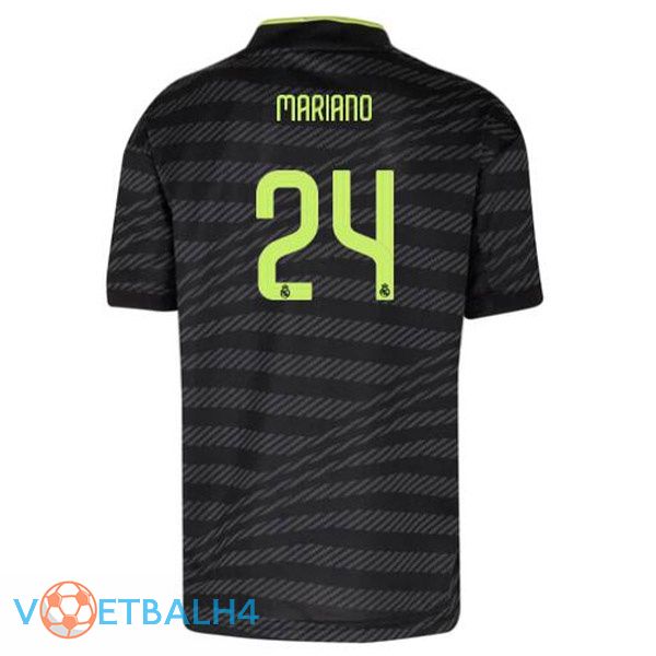 Real Madrid (Mariano 24) voetbal jerseys derde zwart 2022-2023