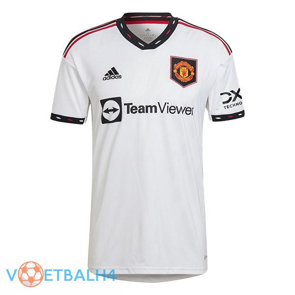 Manchester United voetbal jersey uit wit 2022/2023