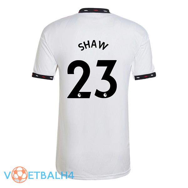 Manchester United (SHAW 23) voetbal jersey uit wit 2022/2023