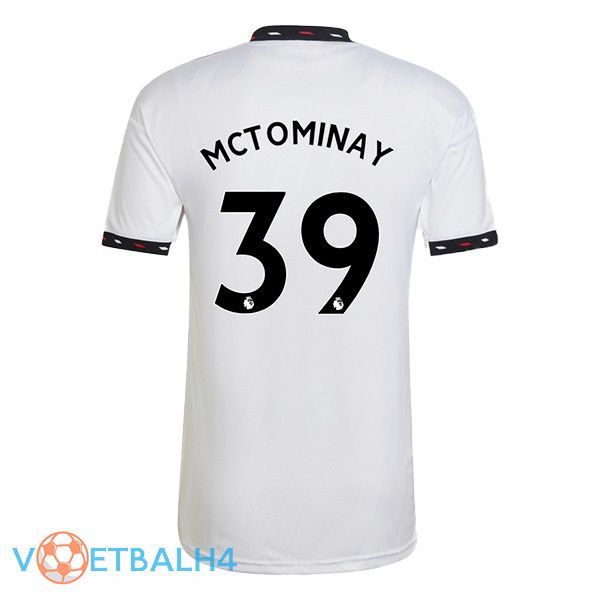 Manchester United (MCTOMINAY 39) voetbal jersey uit wit 2022/2023