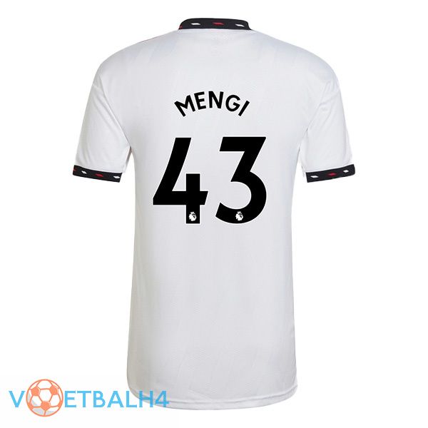 Manchester United (MENGI 43) voetbal jersey uit wit 2022/2023