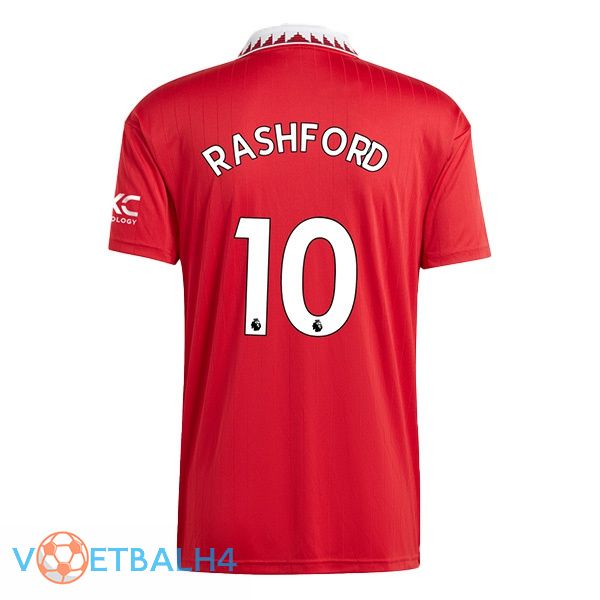 Manchester United (RASHFORD 10) voetbal jersey thuis rood 2022/2023