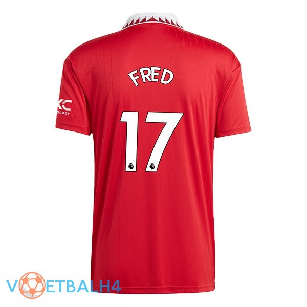 Manchester United (Frood 17) voetbal jersey thuis rood 2022/2023