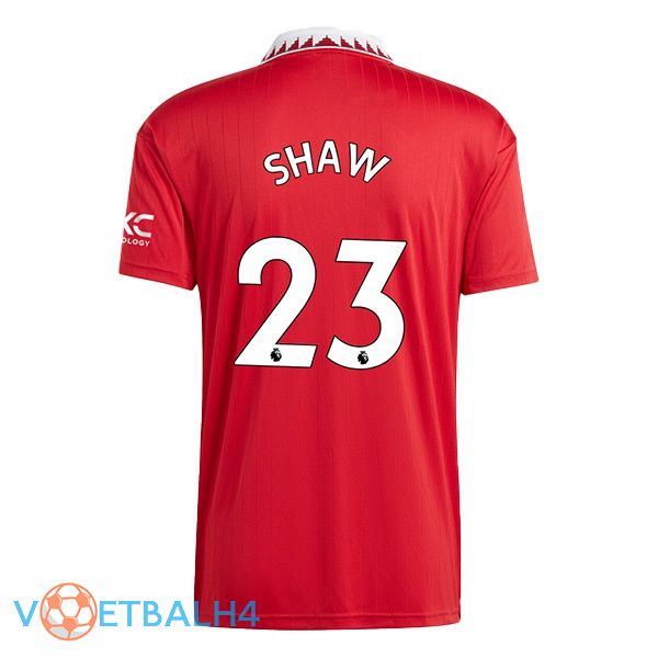 Manchester United (SHAW 23) voetbal jersey thuis rood 2022/2023