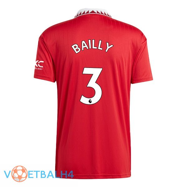 Manchester United (BAILLY 3) voetbal jersey thuis rood 2022/2023