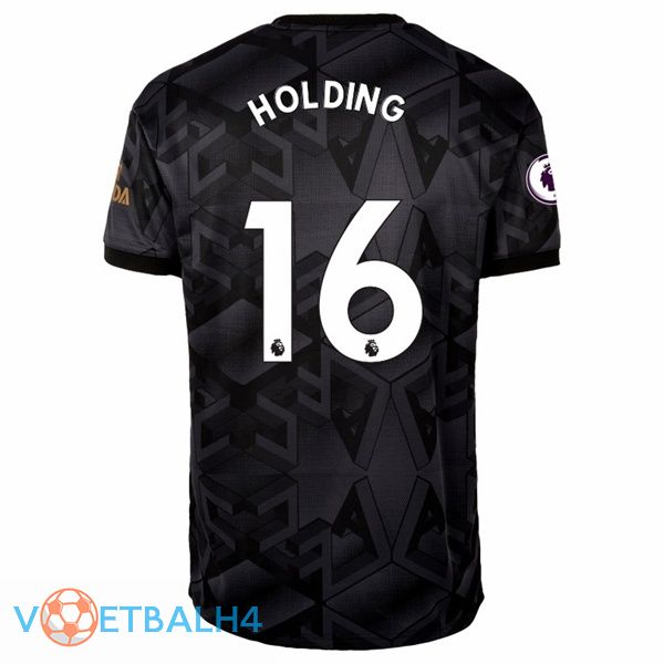 Arsenal (HOLDING 16) voetbal jersey uit zwart 2022/2023