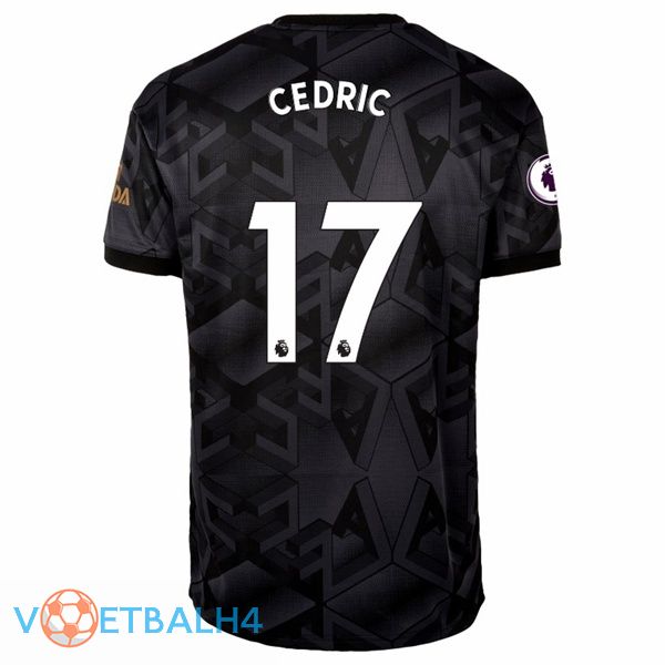 Arsenal (CEDRIC 17) voetbal jersey uit zwart 2022/2023