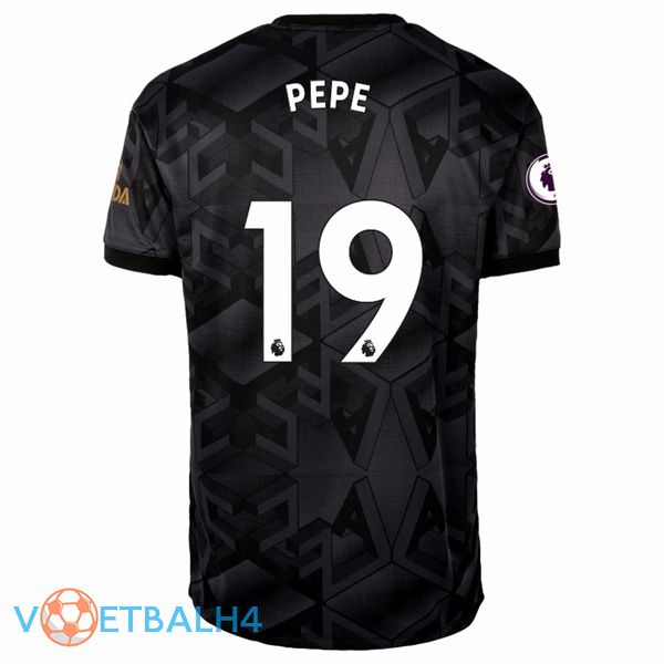 Arsenal (PEPE 19) voetbal jersey uit zwart 2022/2023