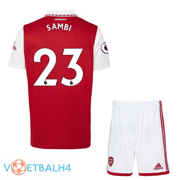 Arsenal (SAMBI 23) jersey kinderen thuis rood wit 2022/2023