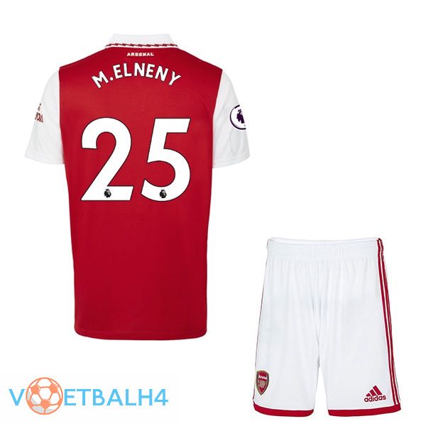 Arsenal (M.ELNENY 25) jersey kinderen thuis rood wit 2022/2023