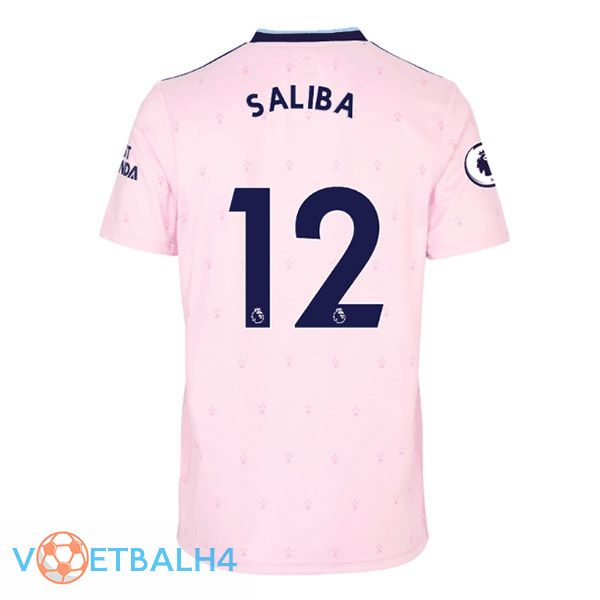 Arsenal (SALIBA 12) voetbal jersey uit roze 2022/2023