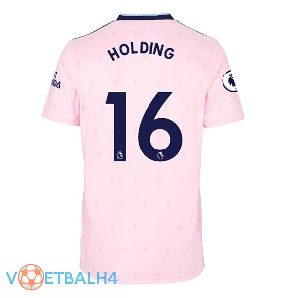 Arsenal (HOLDING 16) voetbal jersey uit roze 2022/2023