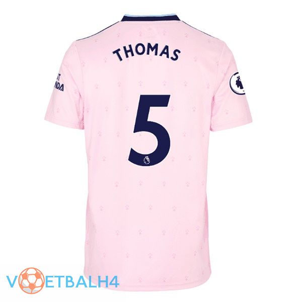 Arsenal (THOMAS 5) voetbal jersey uit roze 2022/2023