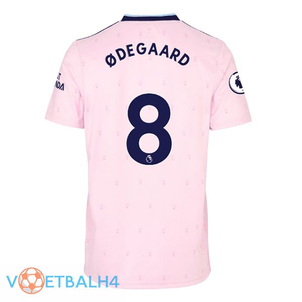 Arsenal (ØDEGAARD 8) voetbal jersey uit roze 2022/2023