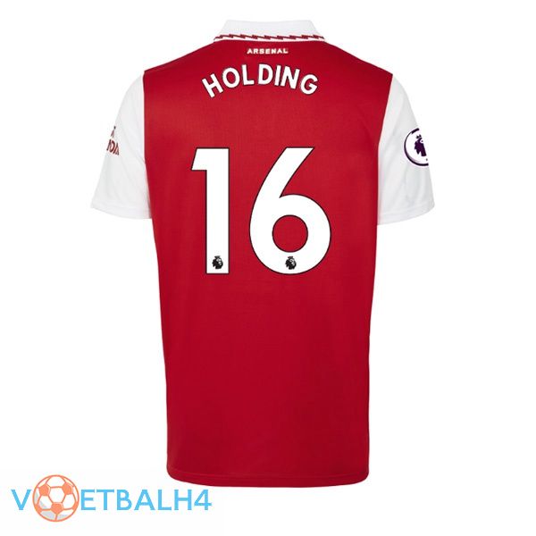 Arsenal (HOLDING 16) jersey thuis rood wit 2022/2023