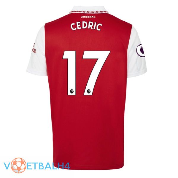 Arsenal (CEDRIC 17) jersey thuis rood wit 2022/2023