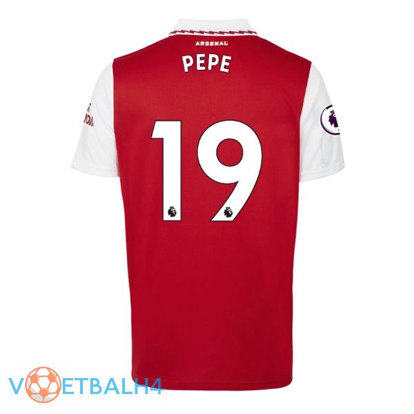 Arsenal (PEPE 19) jersey thuis rood wit 2022/2023