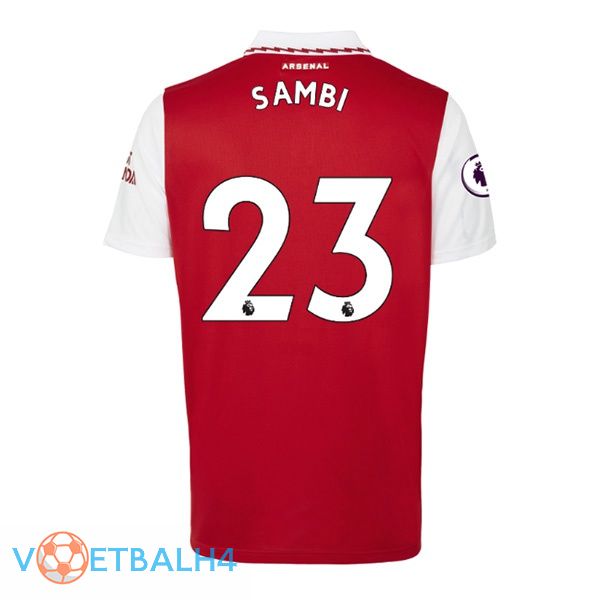 Arsenal (SAMBI 23) jersey thuis rood wit 2022/2023