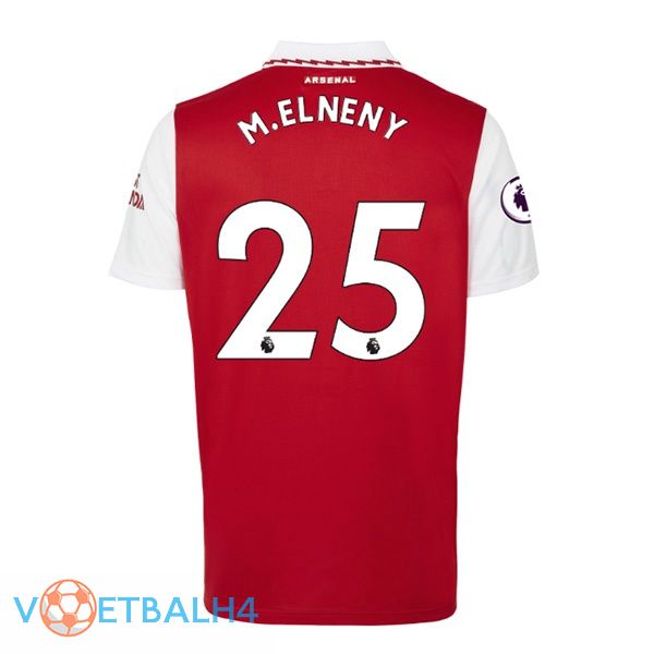 Arsenal (M.ELNENY 25) jersey thuis rood wit 2022/2023