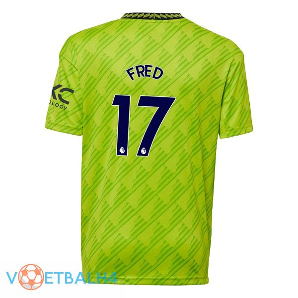 Manchester United (Frood 17) voetbal jerseys derde groente 2022-2023