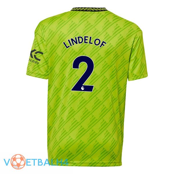 Manchester United (LINDELOF 2) voetbal jerseys derde groente 2022-2023