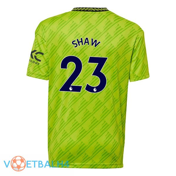 Manchester United (SHAW 23) voetbal jerseys derde groente 2022-2023