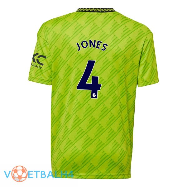 Manchester United (JONES 4) voetbal jerseys derde groente 2022-2023