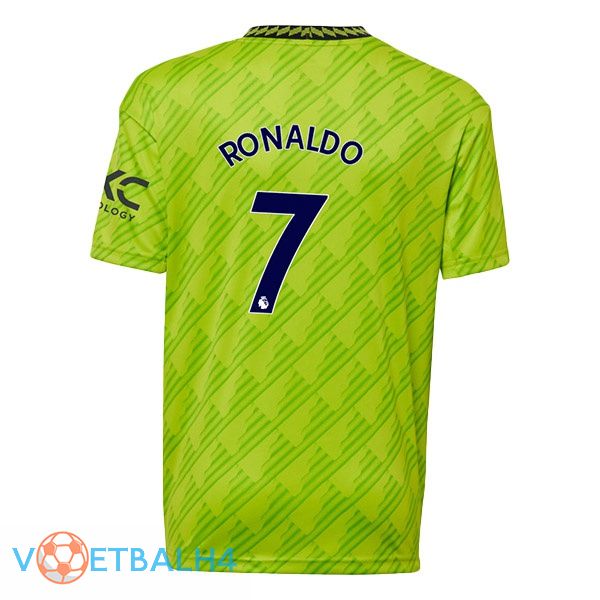 Manchester United (RONALDO 7) voetbal jerseys derde groente 2022-2023