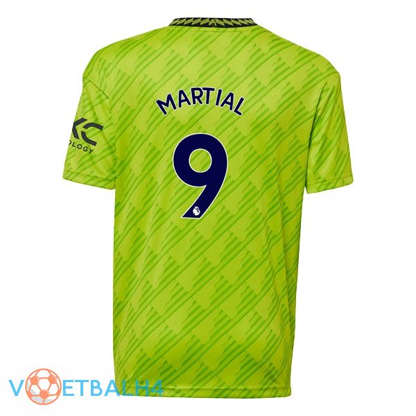 Manchester United (MARTIAL 9) voetbal jerseys derde groente 2022-2023