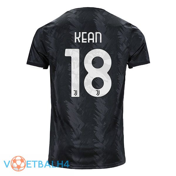 Juventus (KEAN 18) voetbal jersey uit zwart 2022/2023