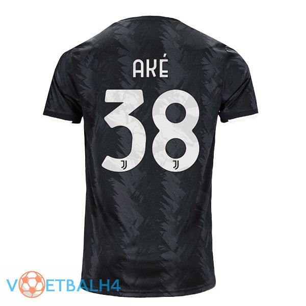 Juventus (AKÉ 38) voetbal jersey uit zwart 2022/2023