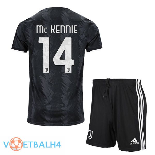 Juventus (MCKENNIE 14) kinderen voetbal jersey uit zwart 2022/2023