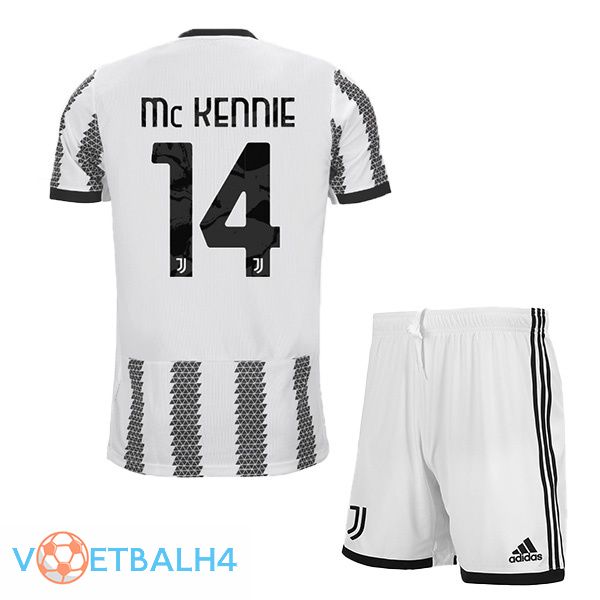 Juventus (MCKENNIE 14) jersey thuis kinderen wit zwart 2022/2023