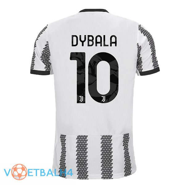 Juventus (DYBALA 10) jersey thuis wit zwart 2022/2023