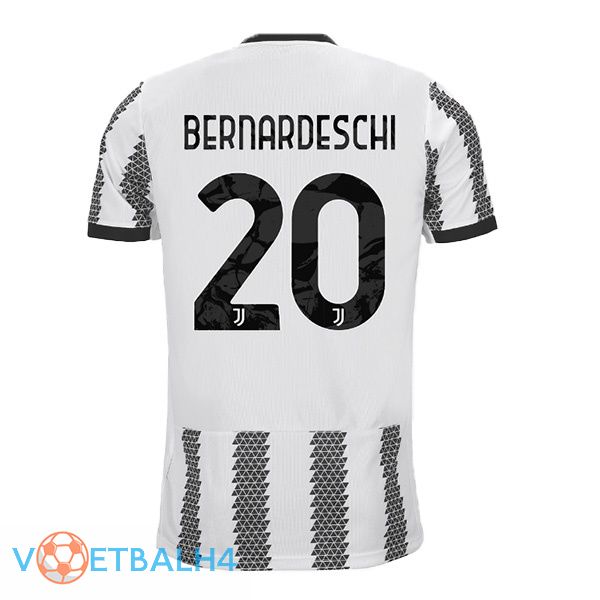 Juventus (BERNARDESCHI 20) jersey thuis wit zwart 2022/2023