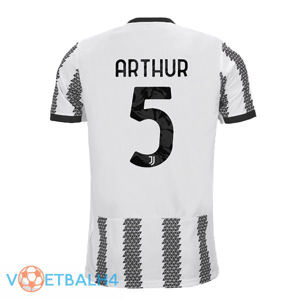 Juventus (ARTHUR 5) jersey thuis wit zwart 2022/2023