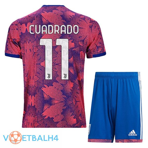 Juventus (CUADRADO 11) kinderen voetbal jerseys uit Rose 2022-2023