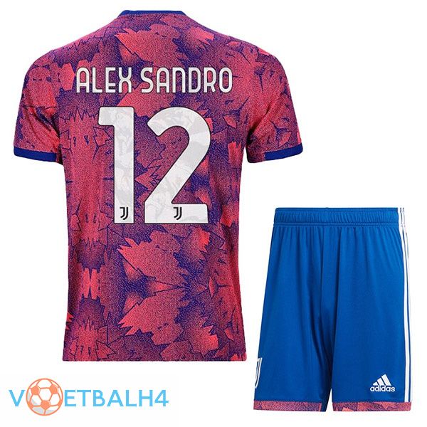 Juventus (ALEX SANDRO 12) kinderen voetbal jerseys uit Rose 2022-2023