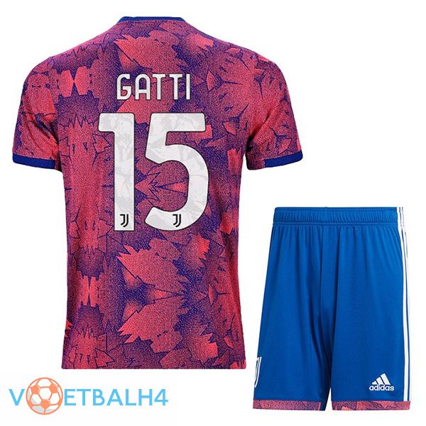 Juventus (GATTI 15) kinderen voetbal jerseys uit Rose 2022-2023